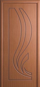 Полотно дверное ДГ900 Лотос шпон орех (Бастион)