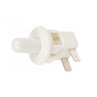 Выключатель-кнопка ON-OFF (2с) 250V 2,5А  Б/Фикс белый мебельная