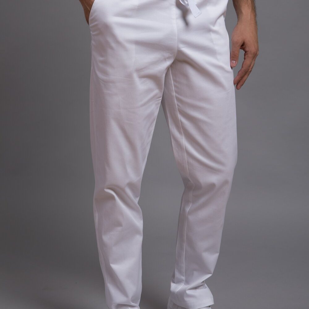 Белые брюки для мужчин
