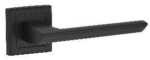 Ручка дверная Bussar A-64-30 ASPECTO BLACK черная