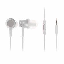 Наушники Xiaomi Mi In-Ear Basic, вакуумные, микрофон, 32 Ом, 3.5 мм, 1.25 м, серебристые 4284573