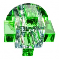 Светильник галогенный G9 C1037G хром зеленый