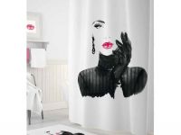 Штора для ванной комнаты 180х200см TROPIKHOME Digital Printed Woman in Black полиэстер TRP.SC.DP.wom
