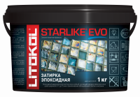 Затирка Starlike EVO S.110 GRIGIO PERLA (1,0кг) Литокол