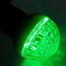 Лампа светодиодная Е27 шар зеленый Neon-night