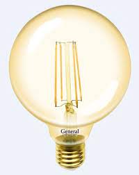Лампа светодиодная ретро 8W/2700 E27 G95S (шар) General