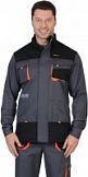Куртка Манхеттен темно-серая/оранжевый/черный размер 48-50/170-176