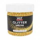 Блестки PET GLITTER серебро (0,05кг) ВГТ