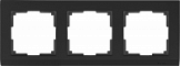 Рамка 3-м WL04-Frame-03-black Stark черная