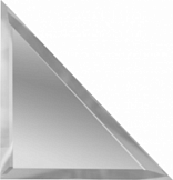 Плитка зеркальная (150х150) ТЗС1-15 треугольник серебро (ДСТ, Россия)