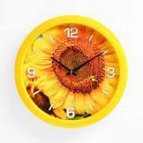Часы настенные "Солнечный цветок" d=28 см 2436427