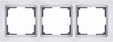 Рамка 3-м WL03-Frame-03-white Snabb белая