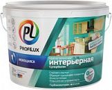 Краска ВД PL-13L латексная моющаяся износоустойчивая супербелая (7кг) Profilux