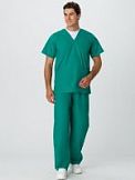Костюм хирурга универсальный зеленый размер 48-50/182-188