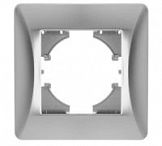 Рамка 1-м С1110-004 серебро