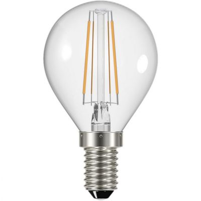 Лампа светодиодная Е14 7W/840 шар прозрачный P45 F-LED ЭРА