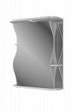 Зеркало со шкафчиком Лилия-55 с подсветкой (55х75х26)