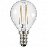 Лампа светодиодная Е14 5W/840 шар прозрачный P45 F-LED ЭРА