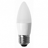 Лампа светодиодная Е27 6W/4000 С37 (свеча) Онлайт