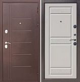 Дверь Трио Медный антик/ясень белый 960х2050 Правая (10см)