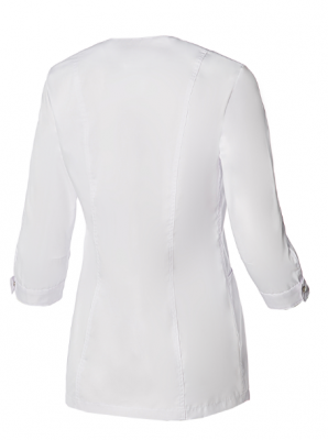 Блуза медицинская 312 сатори белый размер 44/170-176 3/4 рукав молния