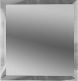 Плитка зеркальная (100х100) КЗС1-10 квадрат серебро (ДСТ, Россия)