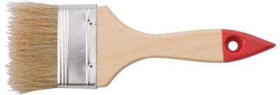 Кисть флейцевая Оптима 2,5" натуральная щетина с деревянной ручкой Курс 00816
