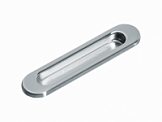 Ручка для раздвижных дверей Arsenal SL010 овал (пуст) SN хром матовый (667)