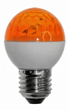 Лампа -строб Е27 d50 оранжевый (411-121)