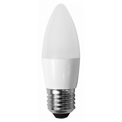 Лампа светодиодная Е27 10W/4000 С37 (свеча) Онлайт