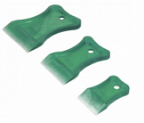 Набор шпателей пластик, 3 штуки (зеленый) FIT 06881
