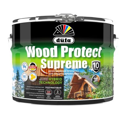 Пропитка высокопрочная Wood Protect SUPREME (2,5л) палисандр Dufa