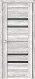 Полотно дверное ДО800 XLine 6 Клен Айс стекло лакобель черное (Веллдорис)