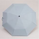 Зонт автоматический «Однотонный», 3 сложения, 8 спиц, R = 49 см Микс