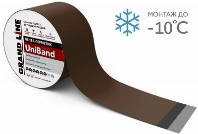 Герметизирующая лента Grand Line UniBand коричневая 3м х5см