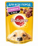 Корм для собак Pedigree пауч ягнёнок в желе 85 гр
