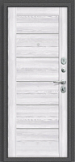 Дверь Porta R-2 104/П28 Антик серебро/ривьера айс 880х2050 Правая (8см)