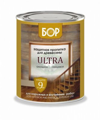 Пропитка для древесины ULTRA БОР дуб (2,7кг) Квил