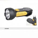 Фонарь ULTRAFLASH 3828, 1 LED,аккум, 0.5В , пласт, черн/желтый 100084