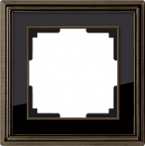 Рамка 1-м WL17-Frame-01 Palacio бронза/черный
