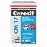 Клей плиточный эластичный CERESIT CM-17 SUPER FLEX (25кг)