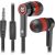 Наушники Defender Pulse 420, вакуумные, микрофон, 105дБ, 32 Ом, 3.5 мм, 1.2 м, чёрно-красные 4991400