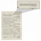 Бланк бухгалтерский типографский Путевой лист легкового автомобиля  А5 (100 штук) 140х197 мм 