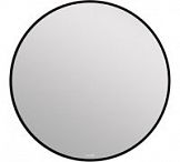Зеркало с подсветкой 60х60 Eclipse smart круглое в черной рамке