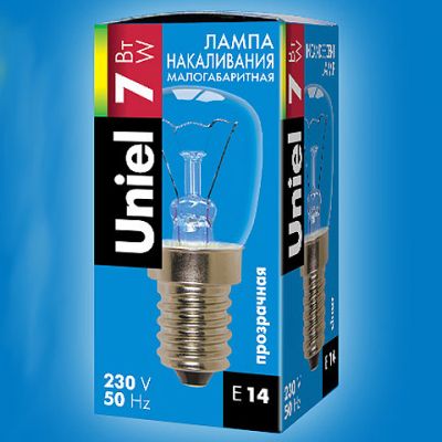 Лампа для ночника 7W E14 IL-F25-CL Uniel