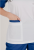 Блуза медицинская ПРОФОРМА 3-60-14-1 ткань Ширли василек/белый 13/0 размер 48/170-176