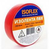 Изолента ПВХ 15ммx20м красная ISOFLEX F1522
