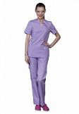Блуза медицинская Бл-331 хлопок светло-фиолетовый 021 размер 44/170-176 Medis