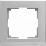 Рамка 1-м WL04-Frame-01 Stark серебро