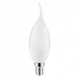 Лампа светодиодная Е14 6W/4000 С37 (свеча на ветру) Онлайт